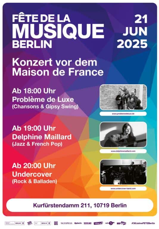 Konzert vor dem Maison de France am 21.06.2025